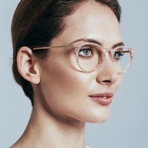 Krewe Royal Stella 24K Titanium Pink Frames